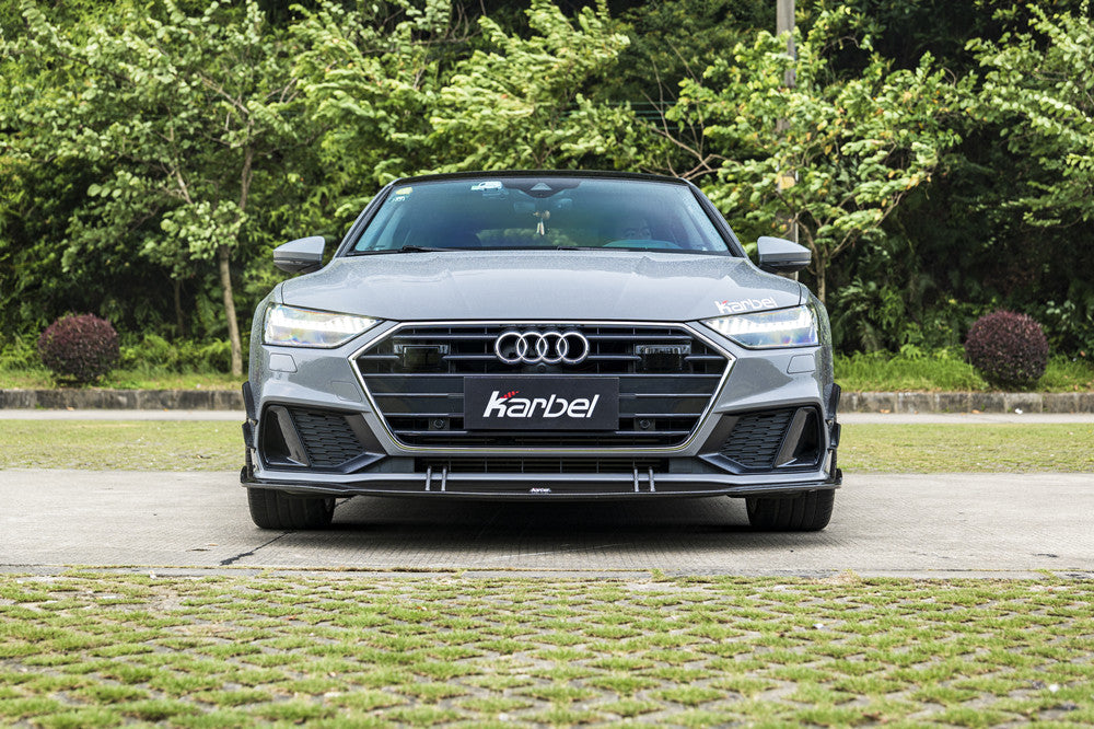 Audi A7-S7 C8 S-Line 2019-2024 Dry Carbon Fiber Full Bodykit , Front Lip , Canards, Spoiler, Rear Diffuser