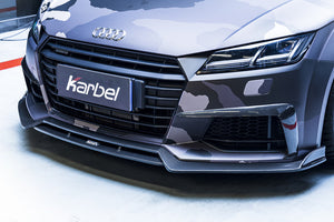 Audi TT-TTS 8S 2016-2019 Dry Carbon Fiber Full Bodykit , Front Lip , Rear Diffuser , Upper Valance