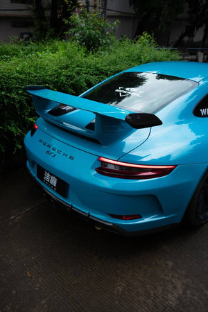 Porsche 911 - 991.2 GT3 2017-2019 Dry Carbon Fiber Full Bodykit , Lip Extension, Front lip, Upper Valance , Canard, Diffuser, Engine cover trim, Wing side blades