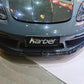 Porsche 718 - 2018-2024 Dry Carbon Fiber Full Bodykit , Front lip, Upper Valance , Canard, Hood, Diffuser, Engine cover trim, Side Skirts, Spoiler