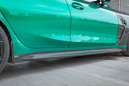 BMW M3 G80 2020-ON Dry Carbon Fiber Side Skirts