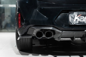 BMW X4M F98 LCI 2022-ON Dry Carbon Fiber Full Bodykit , Front Lip , Upper Valance, Rear Diffuser , Rear & Roof Spoiler, Side skirts