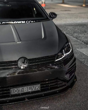 Volkswagen GTI MK7.5 Dry Carbon Fiber Full Bodykit , Front Lip , Upper Valance, Front Fenders, Hood, Side Skirts, Rear Diffuser, Roof Spoiler