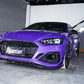 Audi RS5 B9.5 2020-2024 Dry Carbon Fiber Full Bodykit , Front Lip , Rear Diffuser , Canards, Side skirt Trim, Spoiler , Eyebrow, Cooling Plate