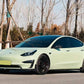 Tesla Model 3 | 3P Dry Carbon Fiber Full Bodykit , Front Lip , Side Skirts , Diffuser , Spoiler