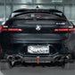 BMW X4M F98 LCI 2022-ON Dry Carbon Fiber Full Bodykit , Front Lip , Upper Valance, Rear Diffuser , Rear & Roof Spoiler, Side skirts