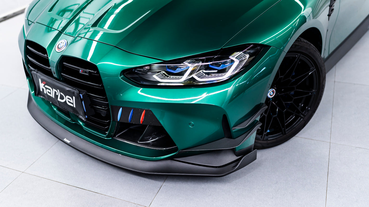 BMW M3 M4 G80 G82 2020-ON Dry Carbon Fiber Canards