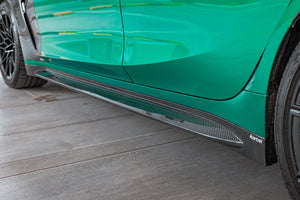 BMW M3 G80 2020-ON Dry Carbon Fiber Side Skirts