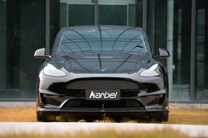 Tesla Model Y | YP Dry Carbon Fiber Full Bodykit , Front Lip , Side Skirts , Diffuser , Spoiler