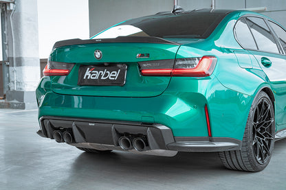 BMW M3 G80 2020-ON Dry Carbon Fiber Rear Diffuser