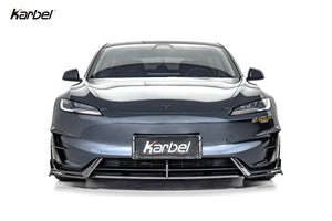 Tesla Model 3P Highland 2023-ON Dry Carbon Fiber Full Bodykit , Front Lip , Side Skirts , Diffuser , Spoiler