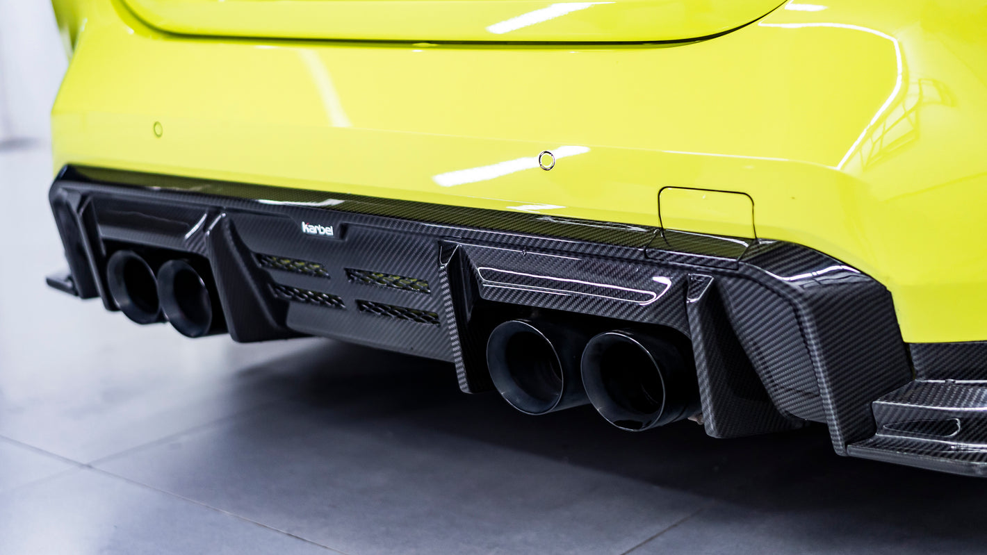 BMW M4 G82 2021-ON Dry Carbon Fiber Rear Diffuser