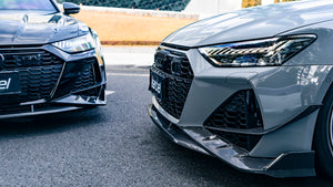 Audi RS6 C8 2020-2024 Dry Carbon Fiber Full Bodykit , Front Lip , Rear Diffuser , Canards, Roof Spoiler, Side Skirts, Fender Trim, Spoiler