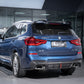 BMW X3 G01-G08 2019-2021 Dry Carbon Fiber Full Bodykit , Front Lip , Rear Diffuser , Spoiler, Side skirts