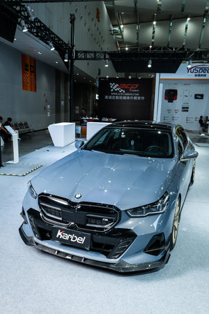 BMW 5 Series G60-G68 2023-ON Dry Carbon Fiber Full Bodykit , Front Lip , Side Skirts , Diffuser, Rear & Roof Spoiler, Canards